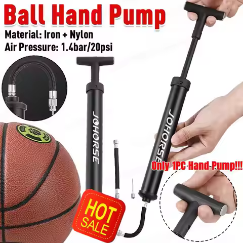 Ball Hand Air Pump Portable Soccer Pump Inflator Compact Basketball Pump Multifunction Manual Air Pu