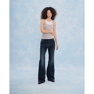 Low-Waist Flared Jeans | Low-rise Flare Jeans| White On Denim