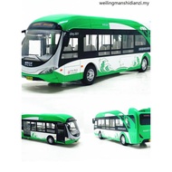 Pull Back Beijing Bus New Energy Big Red Fish Bus