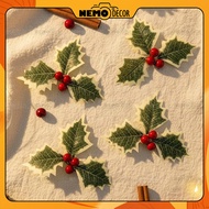 Berry Leaves Hanging Pine Tree Nemo Decor Christmas Decoration, Christmas Berry Leaves, Poinsettia L