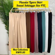 PLUS SIZE PLAIN KLASIK PARIO INSTANT SKIRT IRONLESS Tyara