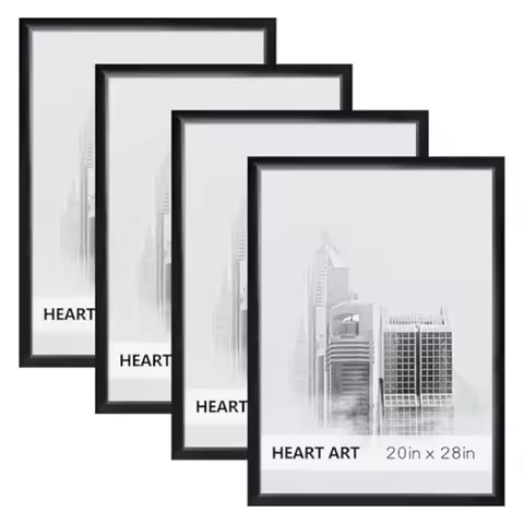 20x28 Frame 4 Pack20x28 Poster Frame Without Mat 20 x 28 Wall Gallery Photo Frames