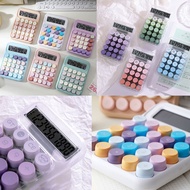 SS Kalkulator Mekanikal Estetik Typewriter Style Big Button Keyboard Calculator for Creative Office 
