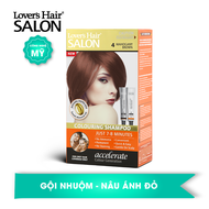 Dầu Gội Nhuộm Phủ Bạc Tóc Lover’s Hair Salon 4 Mahogany Brown (Nâu Ánh Đỏ)