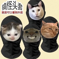 Cat meme Headgear Mouse huh Party Group Building Tricky Funny Mask Abstract Pets Emoticon Pack Cheap