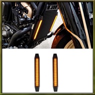 Universal Motorcycle LED Daytime Running Light Turn Signal Light Strip Ambient Light