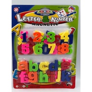 Colourfull Abc 123 Magnetic Letters Fridge, Refrigerator Message Board & Learning kids toys Tulisan 