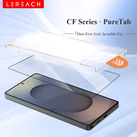 Lereach for Samsung Galaxy S25 Ultra/S25+/S25 Egde/S25 FE/S25/S24 Ultra Tempered Glass Screen Protec