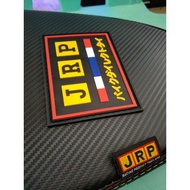 ♤Jrp Racing Product ???? Flat Seat Dry Carbon New Logo Rubberized(Mio, Aerox Nmaxv2, R150 Carb,Click
