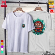 Kaos T-shirt Distro Pria   - Kaos Distro Daruma Samurai - Tshirt Pria Dan Wanita (08) - Kaos Distro 