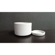 Ceramic Pot and Saucer - Repotting, Ceramic Pot