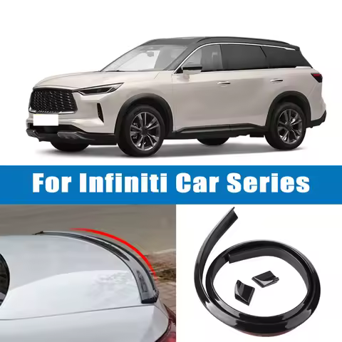 1.5M Car-Styling 5D Carbon Fiber Spoilers Styling DIY Refit Spoiler For Infiniti Q50 Q60 Q70 QX50 QX