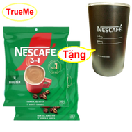 [Tặng ly giữ nhiệt Inox 600ml] Combo x2 Túi Nescafe Xanh Lá (46gói x 16g/Túi) - Ca phe rang xay hoa 