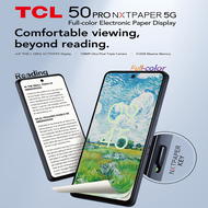 TCL 50 PRO NXTPAPER 5G สมาร์ทโทรศัพท์มือถือสีขาว EReader กล้อง108MP หน้าจอเจาะรู6.8นิ้ว