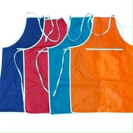 Celemek Polos Parasut Waterproof Celemek Dapur Untuk Memasak Apron Dapur Anti Air Motif Polos