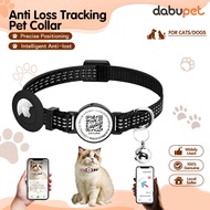 【 SG Stock 】New Cat Anti Loss Collar Intelligent Pet Scan Code Locator Cat Collar Airtag Protective 