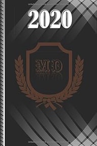 Terminplaner 2020: mit deutschen Feiertagen 2020 und Initialen MD, Größe 6x9 Zoll (15,24 x 22,86 cm)