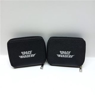 日本 Atari Space Invaders 太空侵略者 黑色皮革 散子包