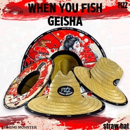 A05 Fizz Woven Straw Hat "Geisha Pattern" When you Fish (Short Knit/Large Knit) Limited EDITION 2026