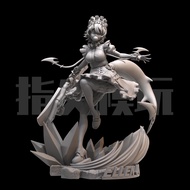 Ellen Joe Shark Sister รุ่น 1/24 3D Printed GK Plaything White Mold พิมพ์แบบ 3D ของเล่นตัวการ์ตูนสำห