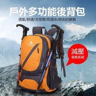 【官方站】CAMEL戶外休閒時尚後背包 大容量登山包 韓版雙肩包 戶外運動登山包 旅行購物包 輕便輕量