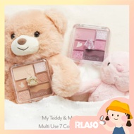 [Rlaso] I'M MEME I Love Milk Cute 7-Color Eyeshadow Palette Eyeshadow Cheek Color Cute Milk Cute Sev