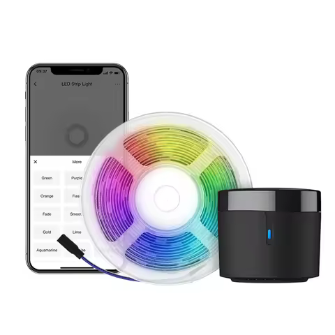 BroadLink 3meters IR38K Smart Remote Light Strip Works with Google Home, Alexa, IFTTT
