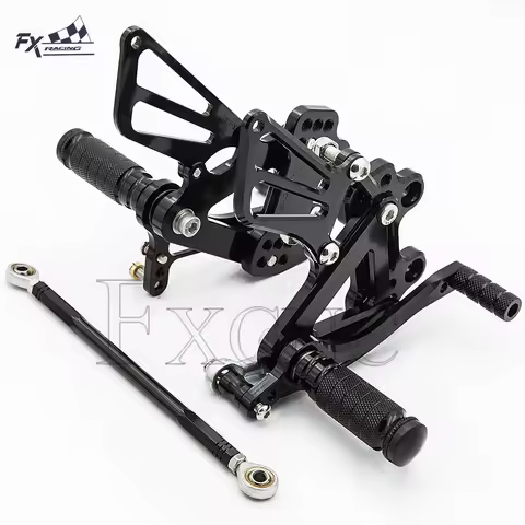 Motorcycle Rear Set Rearset Footpeg Footrest Pedal For Kawasaki Ninja ZX6R ZX636 ZX9R ZX-6R ZX-9R ZX