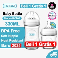 【Beli1 Gratis1】Dr.isla Botol susu bayi 0 6 tahun Natural Bottle Twin BPA Free 150ml+330ML Botol Susu