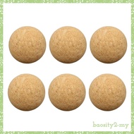 [BaositybbMY] 6x Table Football Cork Table Soccer Wood Foosball 36mm Table Soccer Accessories