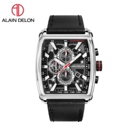 Alain Delon Watch 💯 (Ori) AD473-1332C Men Chronograph Leather /  Alain Delon Watch / Men Watch / Jam
