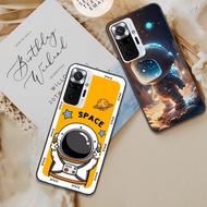 Xiaomi Redmi Note 10 4G / 10 5G / Note 10 Pro / Redmi 10 Case With Beautiful cute Astronaut Motifs