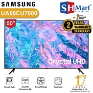SMART TV SAMSUNG 50 INCH 50CU7000 / 50CU8000 CRYSTAL UHD 4K GARANSI RESMI NEW 2023