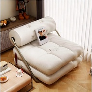 Perfect for small apartments & rental rooms Foldable 2-in-1 lunch break sofa bed—super cozy to loung