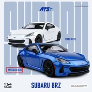 [訂購] 1∶64 車模 SUBARU BRZ - 開蓋版 金屬藍 合金汽車模型