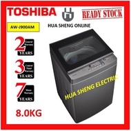 【READY STOCK】 TOSHIBA 8.0KG AUTO WASHING MACHINE AW-J900DM 8KG
