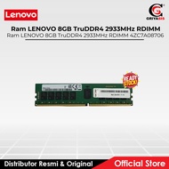 Ram Memory Server LENOVO 8GB TruDDR4 2933MHz RDIMM 4ZC7A08706