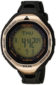 (Seiko) Seiko Men s SBEB009 Prospex Digital Display Japanese Quartz Black Watch-SBEB009