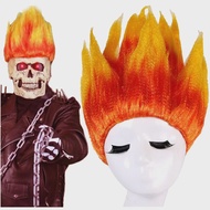 Anger Inside Out Cosplay Wig Fire Wig Stylish Flame Wig Orange Costume Wig Halloween Party Cosplay S
