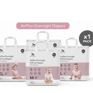 APPLECRUMBY AIRPLUS OVERNIGHT TAPE/ PANTS DIAPERS ( KOREA PACK)