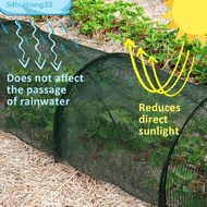 HUIJIANG Greenhouse Tunnel, Metal Frame Green Mesh Shade Net Cover, Quick Release Portable UV Protec