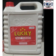 ♕☞Lucky Paint Thinner And Laquer Thinner 4 Litter - Dudz101