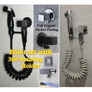 Bidet Set Full Copper/Filling Valve Rotating Angle Holder/Rotating Bidet Holder/Bidet Tap Copper