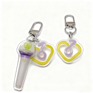 KPOP IU Lightstick Pendant Keychain Acrylic keyring Jewelry Accessories Bag Car Key Keychains