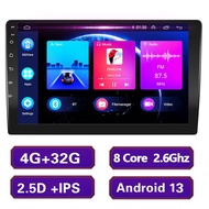 [4+32G IPS  ]9''/10'' Android 12.0 2DIN Car Radio Stereo Bluetooth Multimedia Video Player Wifi GPS