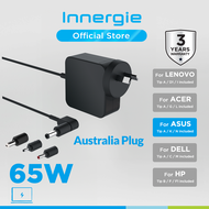 Innergie T6 65W Universal Laptop Charger Power Adapter 65W (AU Plug)  - Compatible with Acer/MSI/ASU