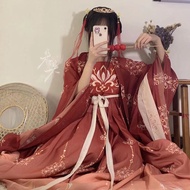 Chinese Hanfu Skirt Suit Original Hanfu Female One-Piece Super Fairy Suit Summer Traditional Costume