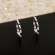 Qeelin Wulu Diamond Hoop Earrings