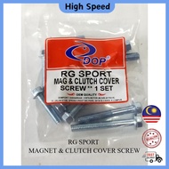 SUZUKI RG SPORT MAGNET &amp; CLUTCH COVER SCREW MAGNET COVER SCREW + CLUTCH COVER SCREW 1SET HIGH QUALITY READY STOCK