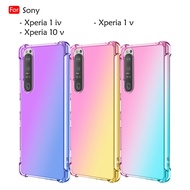 Sony Xperia 1 IV Xperia 1 V Xperia 10 V Rainbow Case Cover Back TPU Soft Casing Mobile Phone